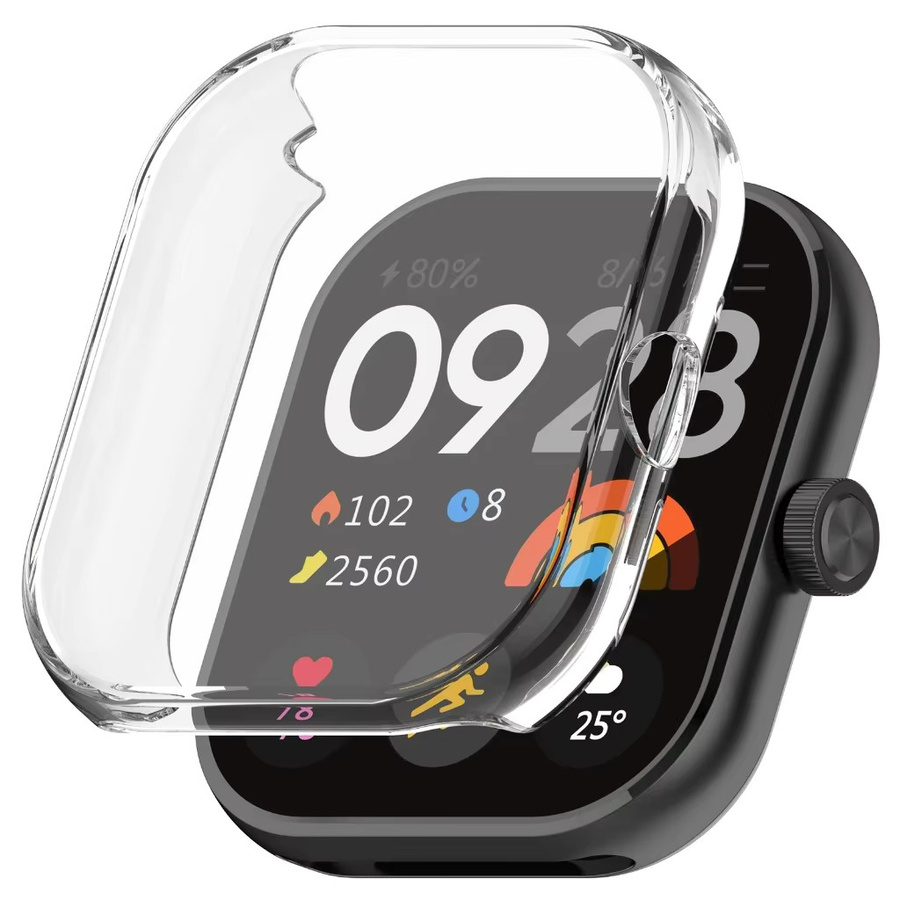 Xiaomi Schutzhülle für Redmi Watch 4, TPU, Schwarz, transparent, Unisex - Bild 2