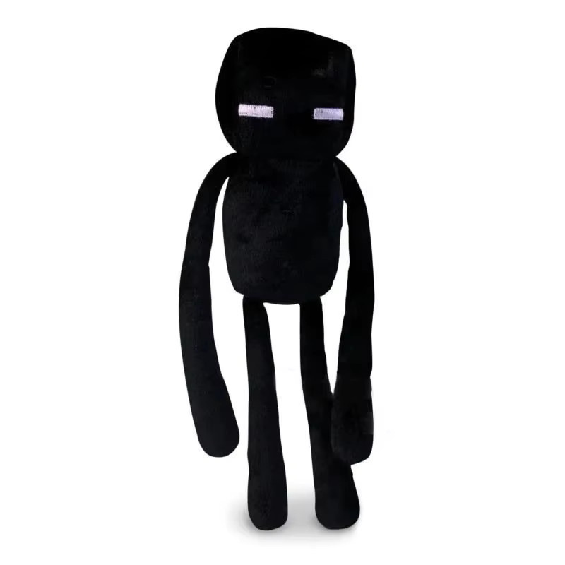 SHAN JI X Minecraft Enderman Plüschtier, 26 cm, Schwarz - Bild 2