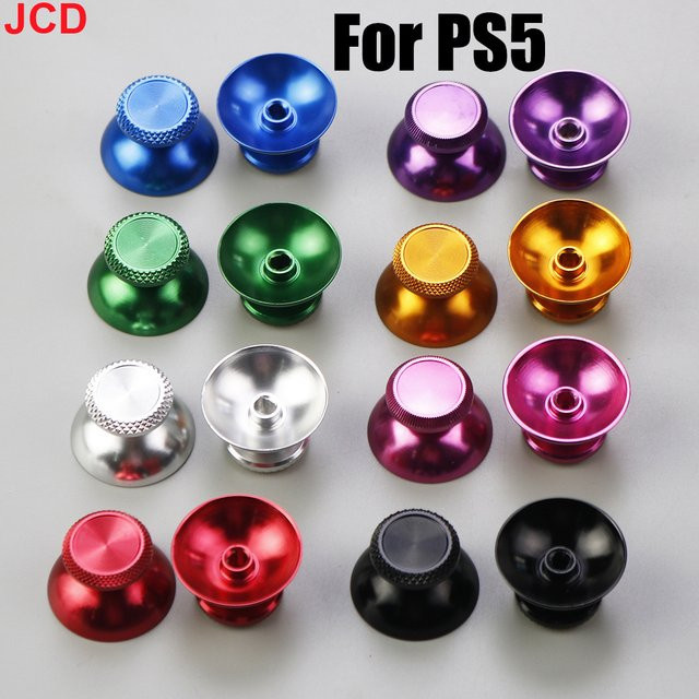 JCD Rocker Caps für PS5 und PS4 Spielkonsolen aus Aluminiumlegierung in Multicolour, 2 Stück - Bild 1