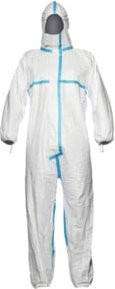 DuPont Schutzoverall Tyvek 600 Plus Typ 4/5/6, weiß, Unisex, Größe: S - Bild 1
