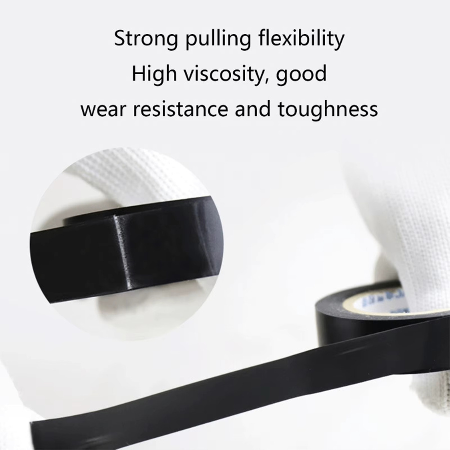 6 Stück professionelles Isolierband aus PVC in Schwarz, Breite: 15 mm, Breite: 8 mm - Bild 6