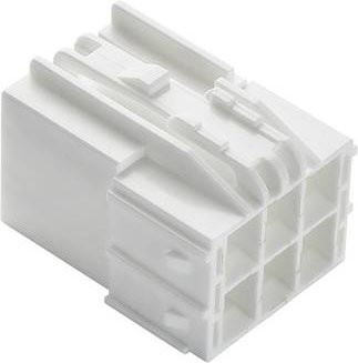 Molex Buchsengehäuse-Kabel Weiß, 6 Polzahl, Rastermaß: 4.50 mm - Bild 1