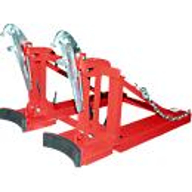 Bauer Südlohn Fasslifter RS-II/D 91 für Stapler, Feuerrot, B/T/H: 94,0 x 128,5 x 81,0 cm - Bild 2