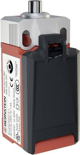 BERNSTEIN IN65-E2 HK Positionsschalter mit Rollenhebel, 240 V/AC, 5A, tastend, IP66/IP67, Farbe Rot, Kunststoff - Bild 1
