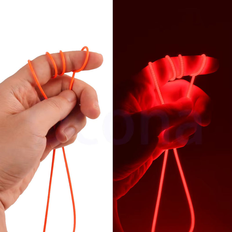 5 Stück OCONA COB-LED-Filamente für Retro-Edison-Glühbirnen, Spirale, DC 3 V, Farben: Rot, Blau, Warmweiß - Bild 2