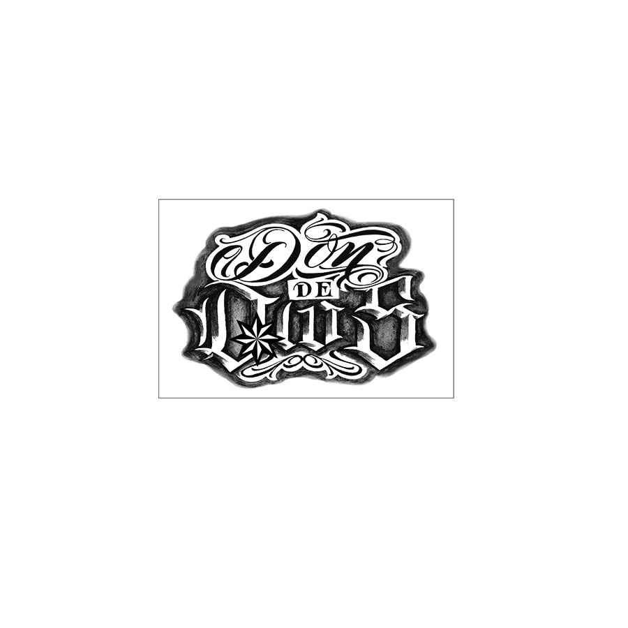 JKCODE TATTOO Semi-Permanent-Tattoo, Graffiti-Text, wasserfest - Bild 5