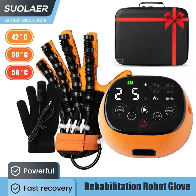 SUOLAER Rehabilitationsroboter-Handschuhe, orange - Bild 1