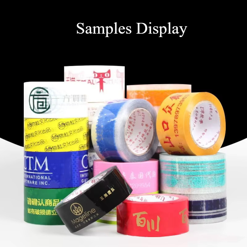 7 Rollen Klebebänder mit individuellem Logo-Druck für Kartonboxen und Verpackungen, Breite: 44 mm, transparent und mehrfarbig - Bild 2