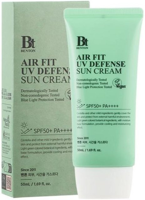 BENTON Air Fit UV Defense Sonnenschutz SPF50+, 50 ml, beige - Bild 1