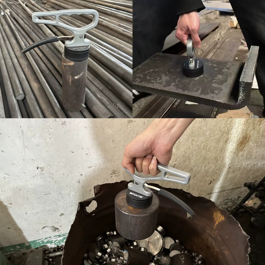 AMAZING-MAG Magnetisches Aufnahmewerkzeug mit Schnellverschluss und ergonomischem Griff in Silber und Grau - Bild 5
