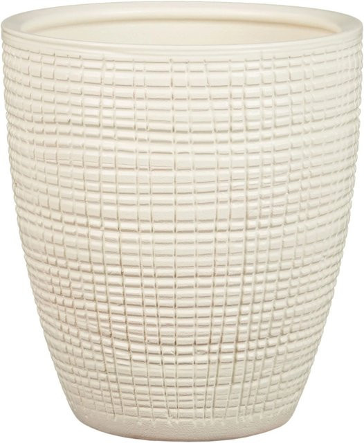 Scheurich Pflanzgefäß 667 Tabletop in Vanilla/Beige, Durchmesser: 13 cm - Bild 1