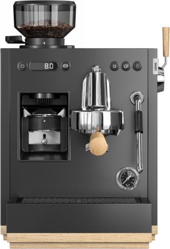 Loewe Espresso aura pure Siebträger-Espressomaschine in Basalt Grey mit Thermoblock, 15 Bar und 2,5 l Wassertank - Bild 1