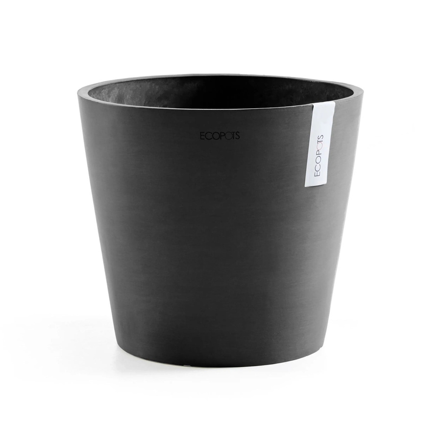 Ecopots Pflanztopf Amsterdam Dunkelgrau rund Ø 40 cm, Höhe: 35 cm - Bild 2
