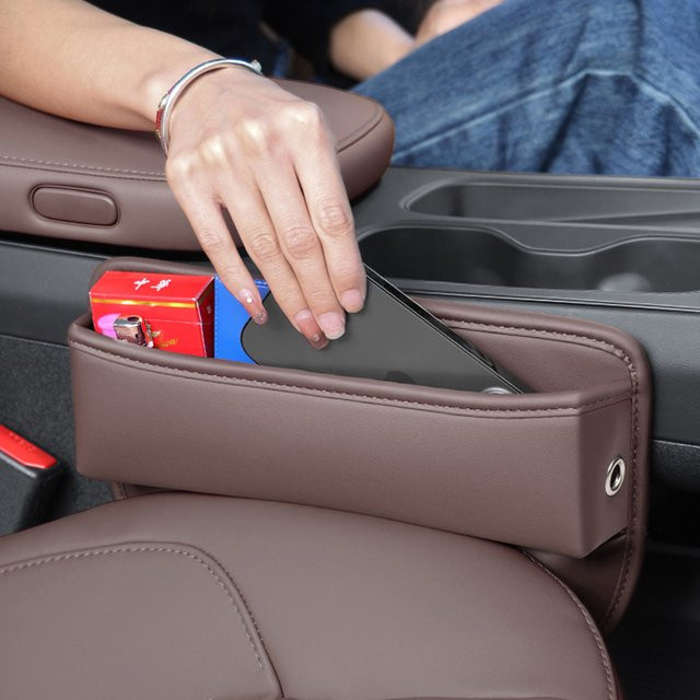 Aufbewahrungstasche für BMW 4er Serie F32 F33 F36 mit integriertem Ladekabel-Loch als Interieur-Zubehör - Bild 1