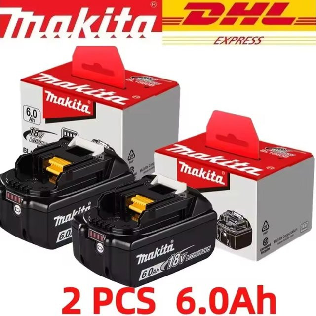 Makita 18V LXT Li-Ionen-Akku 6,0Ah in Schwarz als Ersatz für BL1840 BL1850 BL1860 - Bild 1