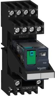 Schneider Electric Miniaturrelais RXM4AB1BDPVM in Schwarz, 30 Stück - Bild 1