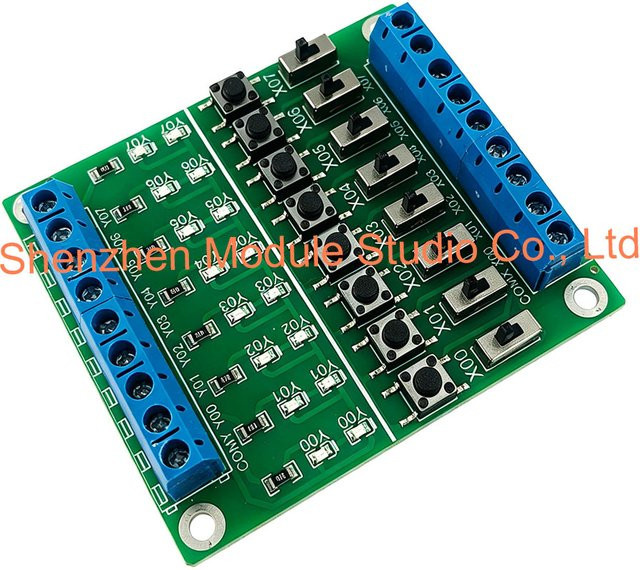SPS-Debugging-Board 8-Kanal Ein- und Ausgangsplatine für Simulation und Test, Grün - Bild 1