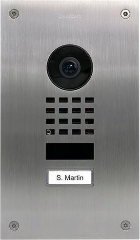 DoorBird D1101UV Upgrade IP-Video-Türsprechanlage LAN Außeneinheit aus Edelstahl V4A in Silber gebürstet - Bild 1