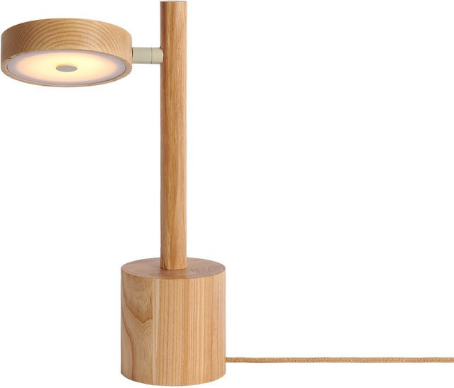 Good&Mojo Okinawa LED-Tischleuchte aus Eschenholz natur, dimmbar und minimalistisch - Bild 1