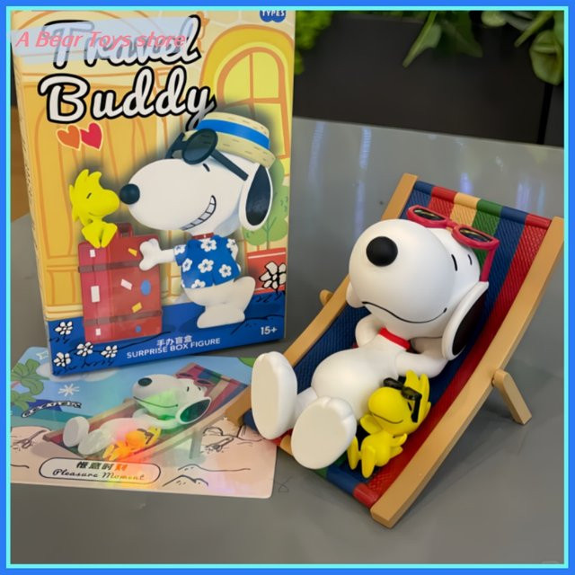 Bandai Peanuts Snoopy Travel Companion Series Blind Box, Statische Puppe - Bild 1
