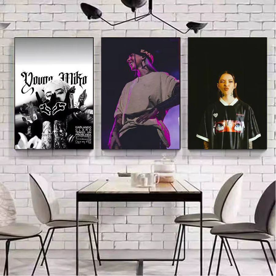 Y-Young M-Miko RAPPER Poster Kunst für deine Wanddekoration im Wohnzimmer oder Schlafzimmer - Bild 6