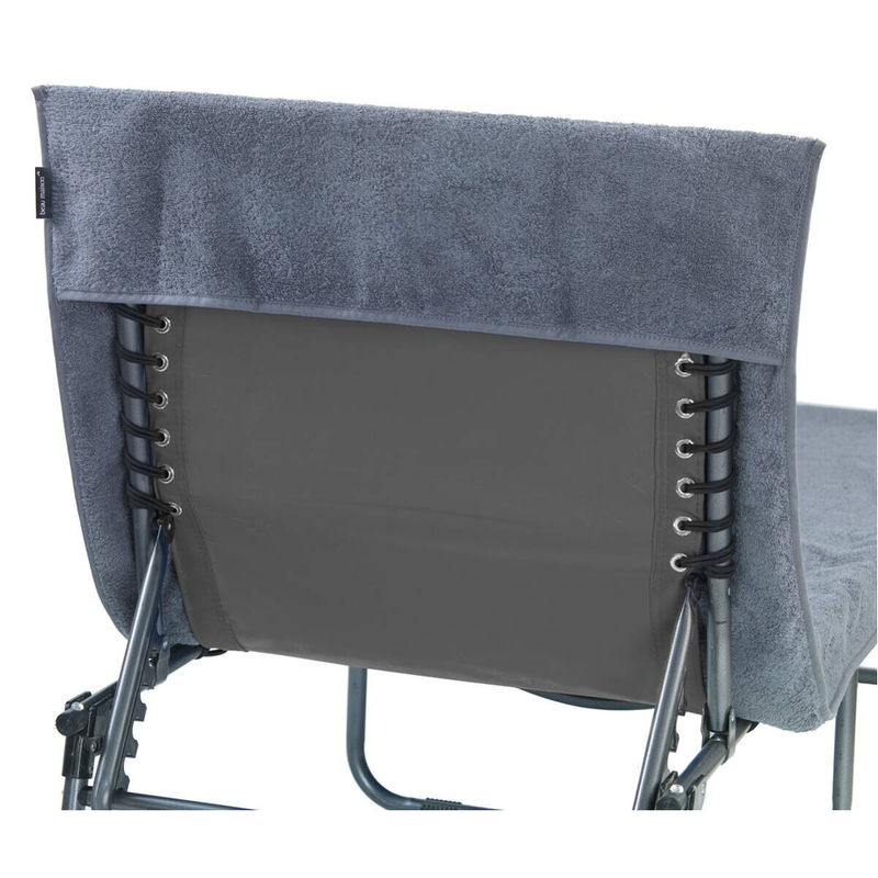 Graue Baumwollauflage, atmungsaktiv und Oeko-Tex Standard 100, Breite: 70 cm, Länge: 120 cm - Bild 2