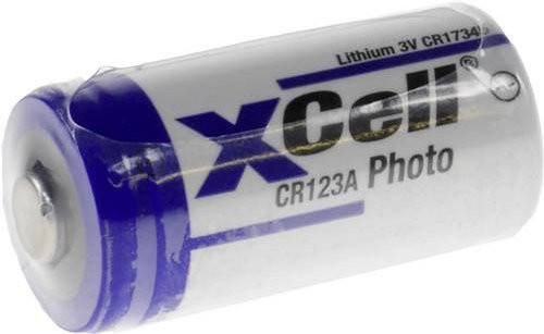 XCell photo123 Lithium-Batterie CR123A mit 1550 mAh und 3V, 1 Stück - Bild 1