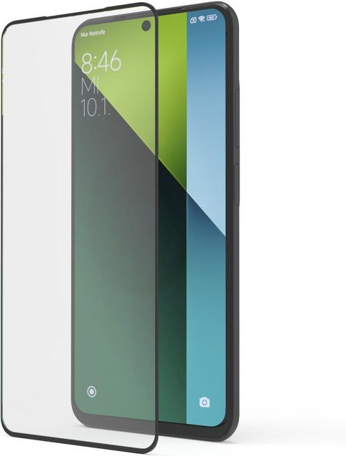 Xiaomi Handy-Schutzglas Clear Protect für Redmi Note 14 Pro mit Montagehilfe, transparent/schwarz - Bild 1