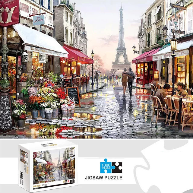 AZNM Paris Street Puzzle, Puzzle, 1.000 Teile, ab 14 Jahre - Bild 1