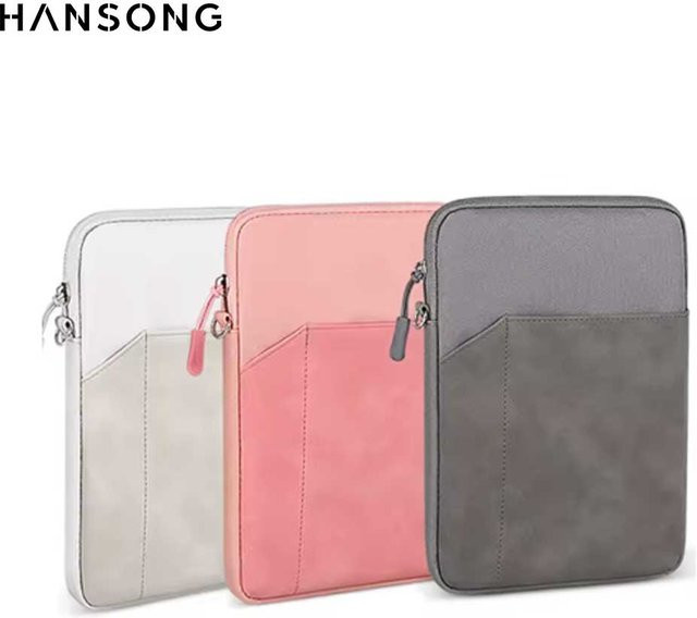 Hansong Tablet Sleeve Tasche in Grau für iPad Pro, Air und Samsung Galaxy sowie Xiaomi, passend für 6 bis 13,3 Zoll - Bild 1