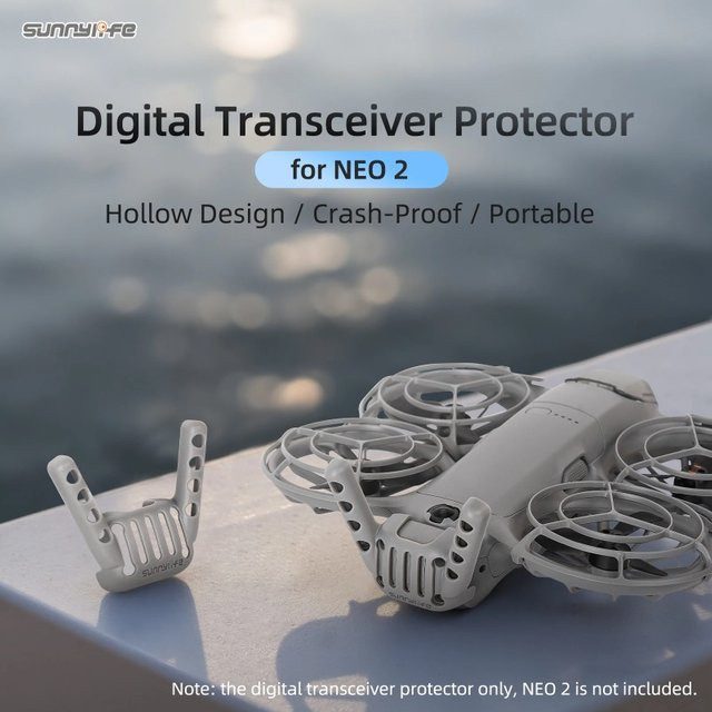 DJI Neo 2 Antennenschutz Digitaler Transceiver-Schutz und Crash-Schutz in Grau - Bild 1
