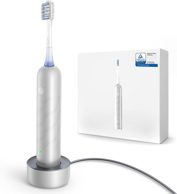 Mova Fresh Pro 3DClean Schallzahnbürste, silber matt, Unisex - Bild 1