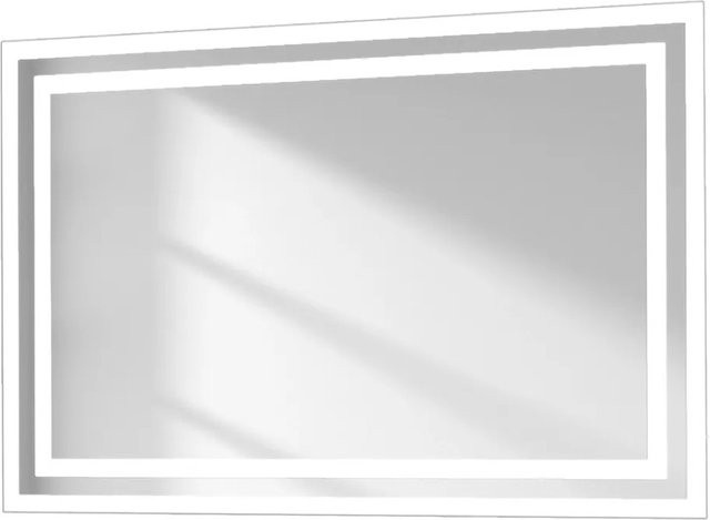 Emke LED Badezimmerspiegel mit Beleuchtung und Anti-Beschlag Funktion, B/H: 60 x 40 cm, Kaltweiß-Warmweiß - Bild 1