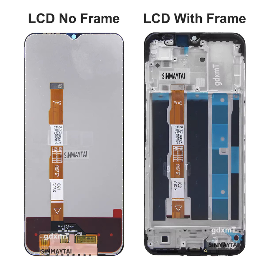 Vivo Y16 LCD Display mit Touch Digitizer und Rahmen in Schwarz, 6,51 Zoll - Bild 2