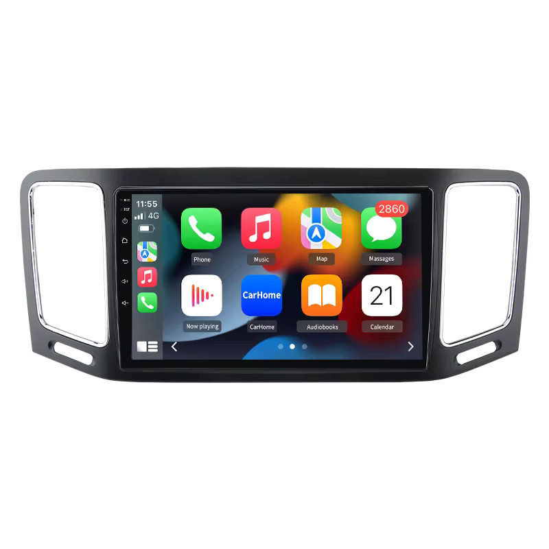 Junsun Wireless CarPlay Android 15 Autoradio für VW Volkswagen Sharan und Seat Alhambra 7N 2012-2018 mit GPS, WiFi, 4G, Bluetooth und 9,0 Zoll IPS Touchscreen in Schwarz - Bild 6