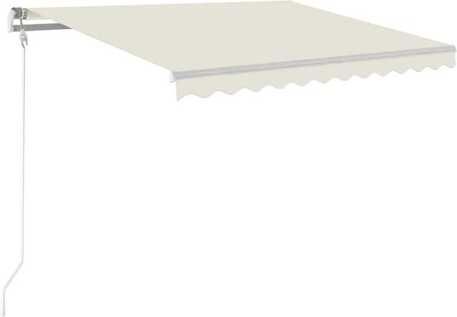 vidaXL Automatische Markise mit LED und Windsensor in Creme, B: 300 cm, T: 250 cm - Bild 1