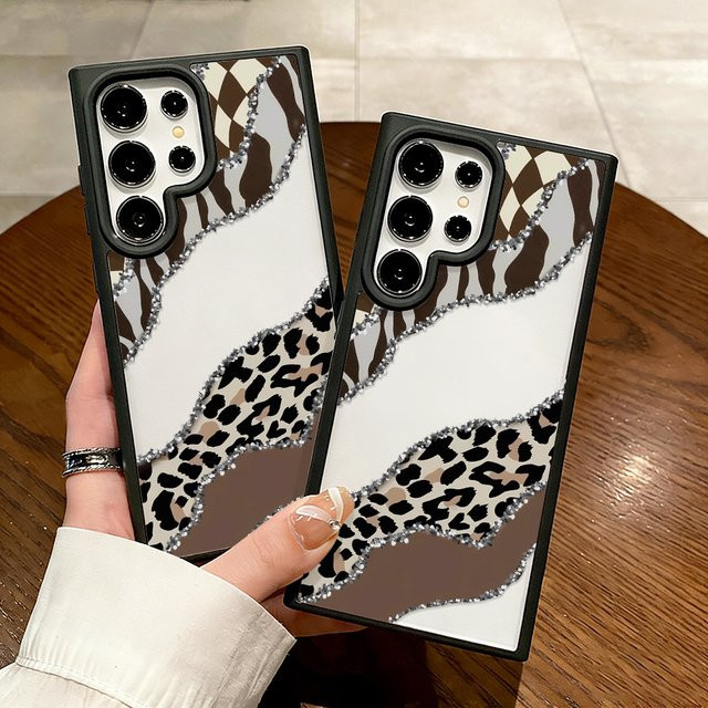 Weiche Silikon-Handyhülle mit Leoparden-Design für Samsung Galaxy A56 5G A55 A54 A36 A35 A26 A25 A17 A16 A15 A14 A13 A12 A07 A06 A05s in Multicolour - Bild 1