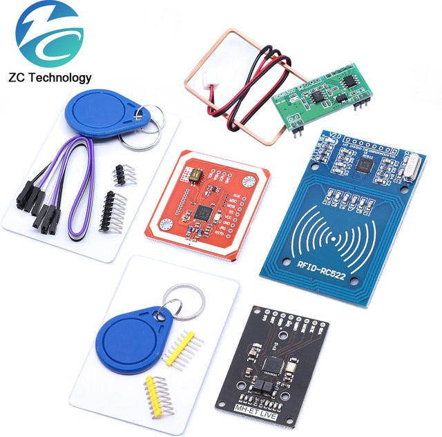 RFID Modul RC522 MFRC-522 Kit mit Tags für Arduino Uno und 2560, 13,56 MHz und 125 kHz, SPI Schreiben und Lesen - Bild 1