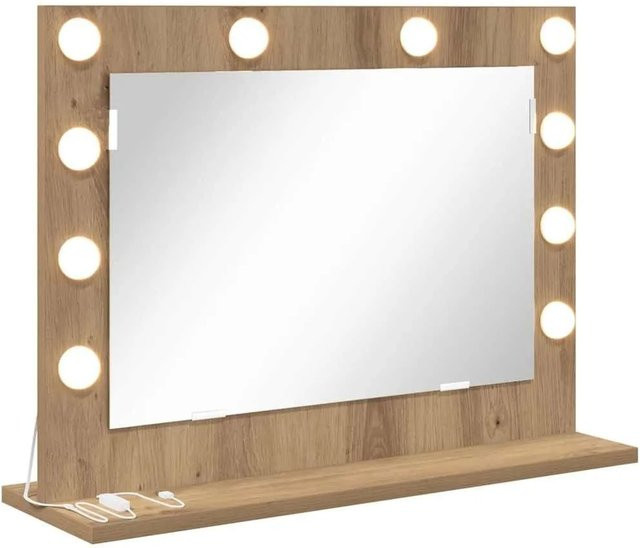 vidaXL Waschtischspiegel Artisan-Eiche in Braun B: 60 cm, H: 45 cm, T: 18 cm - Bild 1