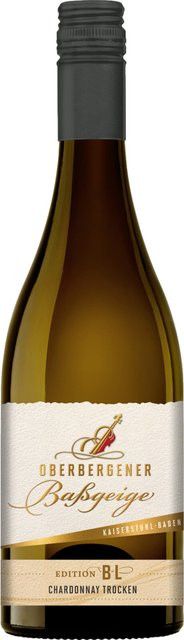 Oberbergener Baßgeige Edition BL Chardonnay Weißwein, Baden, 2023, trocken, 0,75 l - Bild 1