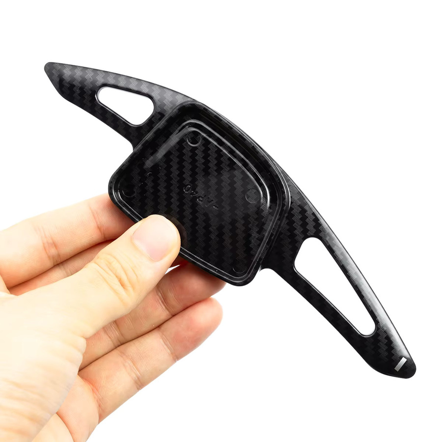Paddle Shift Verlängerung Lenkrad Zierleisten Zubehör für Audi A3 A4 A5 A6 A7 in Schwarz - Bild 4