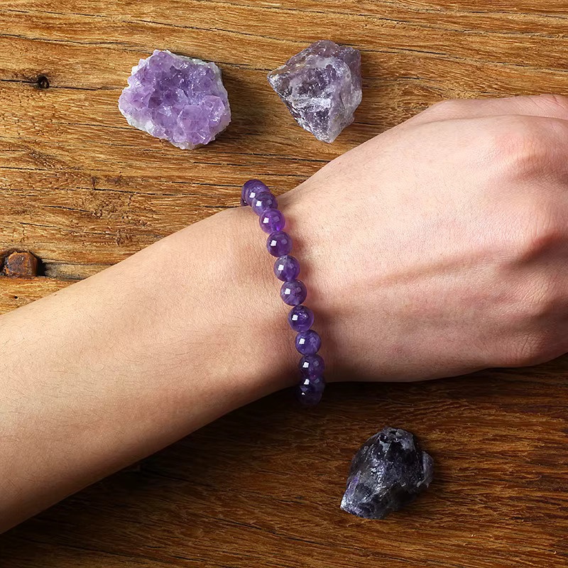EmbraceNature Armband, Amethyst, Naturstein, Perlen, Damen - Bild 2