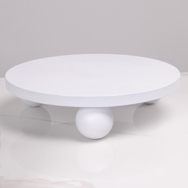 Minimalistisches Metalltablett in Grau, quadratisches Dekotablett für Wohnzimmer und Eingangsbereich, Breite: 31,0 cm, Tiefe: 31,0 cm, Höhe: 8,0 cm - Bild 1