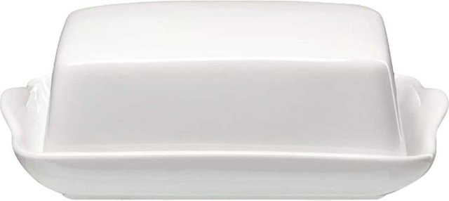 Ritzenhoff & Breker Butterdose Bianco aus Porzellan, Farbe: Weiß, B/T/H: 18 x 14 x 7 cm - Bild 1