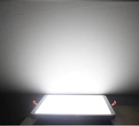 CYLRDXK LED-Panel-Leuchten quadratisch in Weiß als ultradünne Einbau-Downlights für die Decke - Bild 3