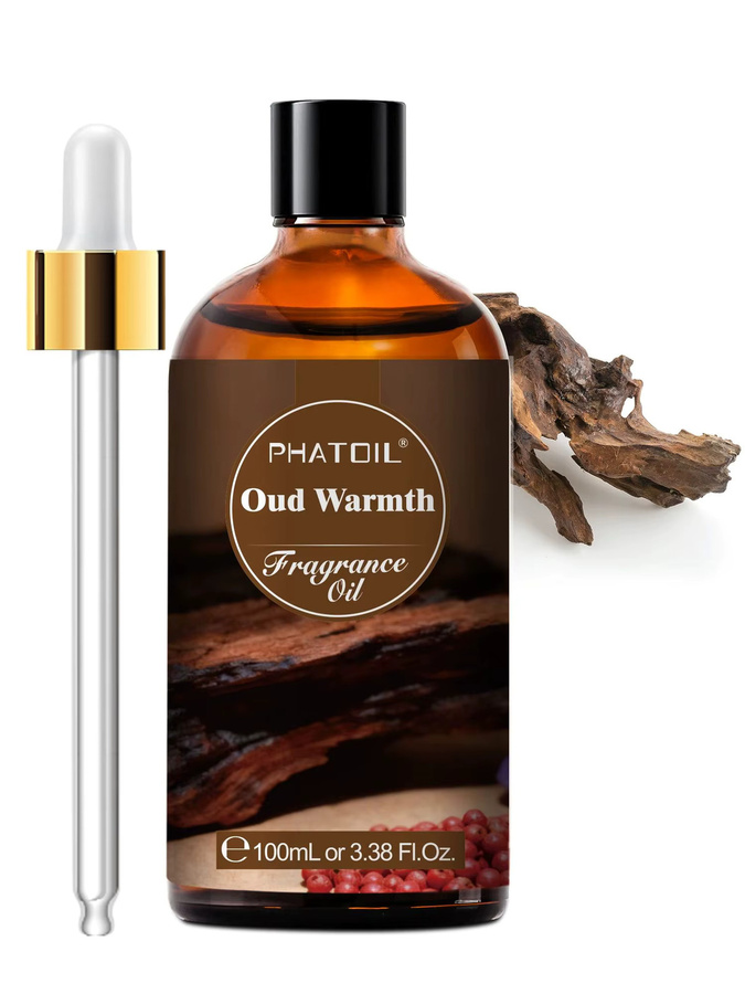 PHATOIL Oud Warmth Duftöl, 100 ml, Santal, Vanille, Amber, schwarze Orchidee - Bild 3