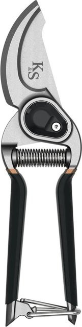 Kent & Stowe Gartenschere Bypass Traditionell aus Carbonstahl in Schwarz-Silber - Bild 1