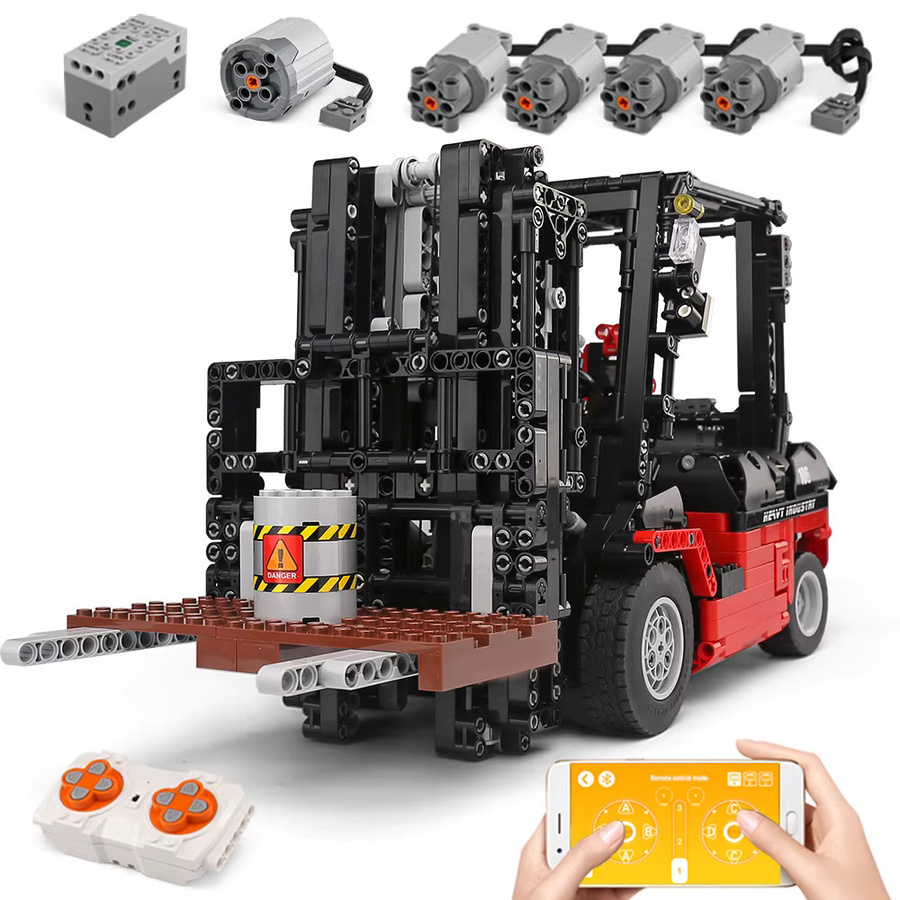 Mould King Gabelstapler-Modell, Bausteine, Technisches Auto-Spielzeug - Bild 7