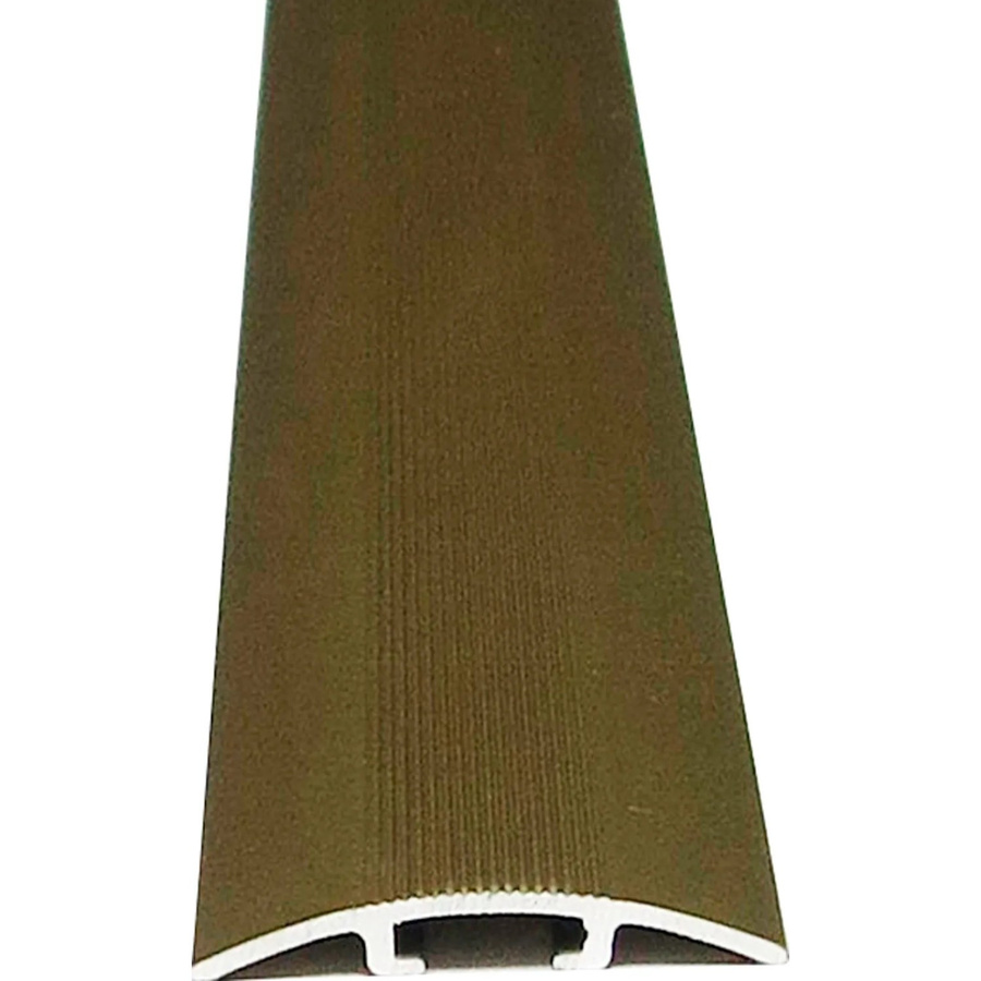 Döllken Profiles Parkettübergangsprofil aus Aluminium in Gold mit Dübeln, Breite: 33 mm, Höhe: 5 mm, Länge: 2500 mm - Bild 2