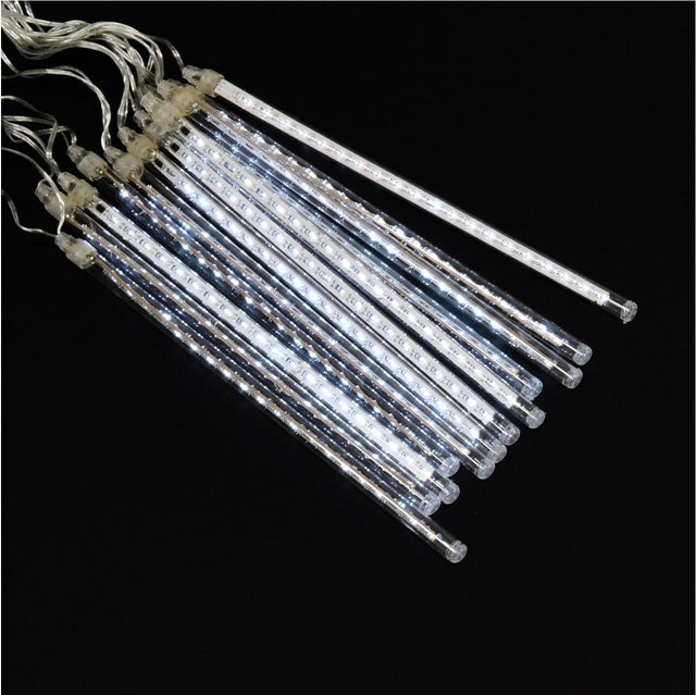 Linder Exclusiv LEX 240er LED Meteor Lichterkette für Innen- und Außenbereich IP44 Länge: 6,6 m - Bild 1